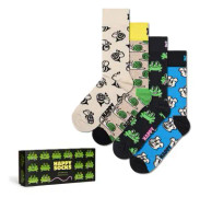 Happy Socks Halva Strumpor Happy Animalss Gift Set 4 Par Flerfärgad EU 41-46 Man