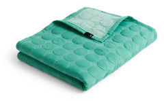 HAY - Mega Dot (Organic) W235 x L245 Sea green - Sängöverkast - Grön
