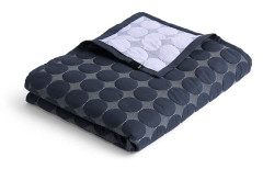 HAY - Mega Dot (Organic) W235 x L245 Midnight blue - Sängöverkast - Blå