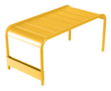 Fermob - Luxembourg Large Low Table/Bench, Honey - Småbord & Sidobord utomhus