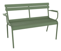 Fermob - Luxembourg 2-Seater Garden Bench - Red Ochre - Trädgårdsbänkar - Frédéric Sofia