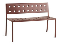 HAY - Balcony Dining Bench / Iron Red - Trädgårdsbänkar - Ronan & Erwan Bouroullec - Röd - Metall