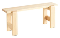 HAY - Weekday Bench 111x23 cm / Water-Based Lacquer Pinewood - Trädgårdsbänkar - Hannes & Fritz - Träfärgad - Trä