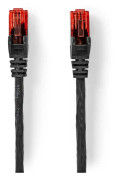 Nedis CAT6 Nätverkskabel | RJ45 hane | RJ45 hane | U/UTP | 30.0 m | Utomhus | Rund | PE | Svart | Label