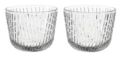 Marimekko Syksy tumblerglas 2 dl 2-pack, klar