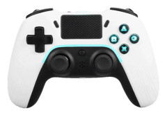DELTACO GAMING Trådlös PS4 & amp; PC-kontroll PlayStation 4-kontroller, PC, Android, iOS vit