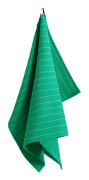 HAY Canteen kökshandduk, green pinstripe