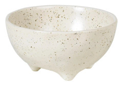 Broste Copenhagen Nordic Vanilla skål med fötter 11 cm