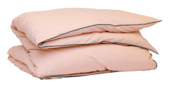 Mille Notti - Powder Påslakan EKO 150x210 Rosa/Mörkblå - Påslakan - Beata Heuman - Rosa