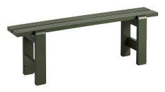 HAY - Weekday Bench 140x23 cm / Olive - Trädgårdsbänkar - Hannes & Fritz - Grön - Trä