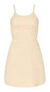 Missya Seamless Slip Dress Beige S/M Dam