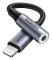 UGREEN Lightning till AUX 3,5 mm Adapter, 10 cm - Svart
