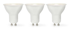 LED-lampa GU10 | Spot | 4.5 W | 345 lm | 2700 K | Varm Vit | 3 st.