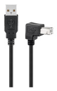 Goobay USB 2.0 Anslutningskabel [1x USB 2.0 A hane - 1x USB 2.0 B hane] 5.00 m Svart