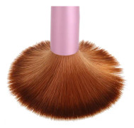 Gradienta Färgad Hår Kristall Manikyr Nagelkonst Dammborste Skönhet Makeup Borste Verktygsset (Brun)