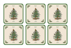 Christmas Tree Glasunderlägg, 6-pack - Spode