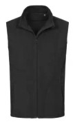 Stedman Active Fleece Vest For Men Svart polyester Small Herr