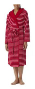 Schiesser Women Terry Bathrobe Röd/Vit X-Large Dam