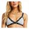 Reebok BH Dotty Triangle Bra Grå bomull Medium Dam