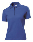 Stedman Polo Women Royalblå bomull X-Small Dam