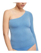 Sloggi EVER Infused Relax One-Shoulder Top Ljusblå X-Small Dam