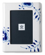 Royal Copenhagen - Blue Fluted Mega Fotoram 21 cm - Övriga accessoarer - Karen Kjældgård-Larsen - Vit,Blå