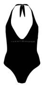 Tommy Hilfiger Halter One Piece Swimsuit Svart Medium Dam