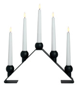 Watt & Veke Luna adventsljusstake, sort