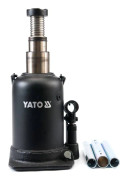 Yato YT-1714, Universal, 10000 kg, Hydraulisk domkraft, 20,8 cm, 52,3 cm, Svart