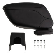 vidaXL Armstöd till bil svart 13x31x(31-44) cm ABS