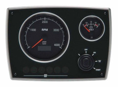 Vetus Motorpanel I Aluminium Mpa22 12v 0-5000rpm Svart 218 x 157 mm