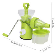 Bärbar Manuell Frukt- och Grönsaksjuicer Apelsinpressare Kvarn Mosare Juicer Extraktor Maskin