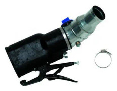 Avgasmunstycke 75 mm gummi öppning 115mm