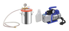 vidaXL Vakuumkammare med 1-stegs pump 5,5 L
