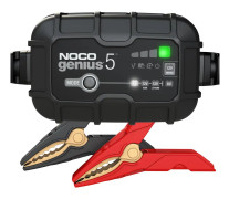 NOCO GENIUS5 5A batteriladdare för 6V/12V-batterier med underhålls- och avsvavlingsfunktion