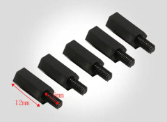 100 st M2 M3 M4 Plast Nylon Hex hane hona hona Distans Rund Huvud Skruv Mutter