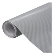 vidaXL Bilfoliering 2 st 4D silver 100x150 cm