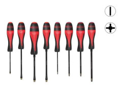 KS TOOLS Ultimate Grip skruvmejselsats - Diamantspets - 8 st - 922.6440