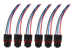 6pcs Pulse Power Plug Pigtail Connector Harness Replacement for Polaris Ranger XP 1000 2018-2022