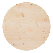 vidaXL Bordsskiva Ø70x2,5 cm massiv furu
