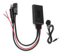 Bluetooth AUX-kabeladapter med mikrofon för handsfree-samtal i smartphone för Alpine-radioapparater