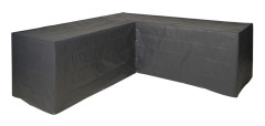 Nature Överdrag till trädgårdsmöbler L-form 250x90x90 cm