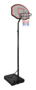 Basketkorg med stativ svart 282-352 cm polyeten