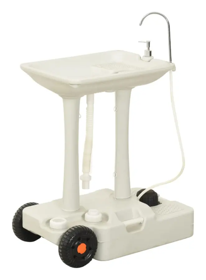 Portabelt campinghandfat med tvålpump 35 L