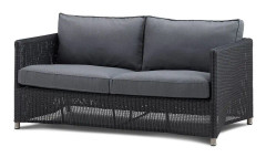 Diamond 2 pers. soffa grafit Cane-line