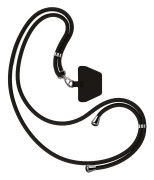 Xqisit Phone Strap Universal mobilrem för mobilskal Svart