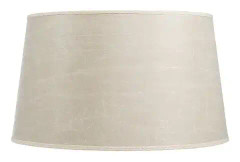 Artwood, Lampskärm Classic Xxl Low Leather Cream