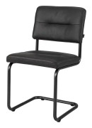 Artwood, Caspian Matstol Anthracite leather