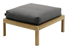 Virkelyst Puff Teak/Charcoal Skagerak