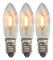Universal LED Bulb E10 14-55V klar 3-pack